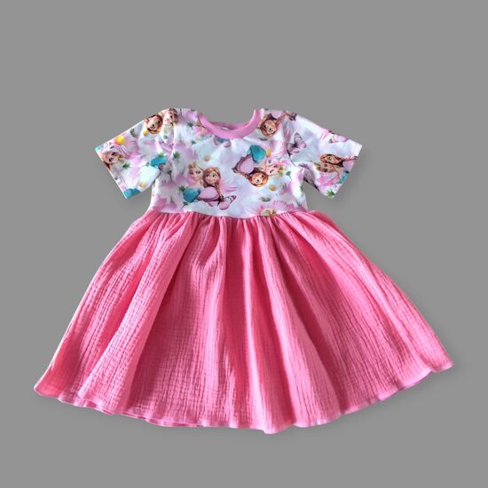 Kleita "Elza" Muslīna svārku daļa